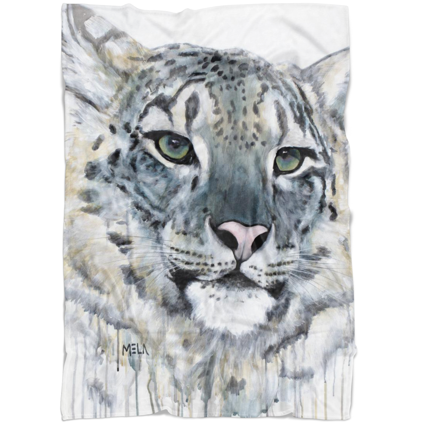 Snow Leopard Blanket