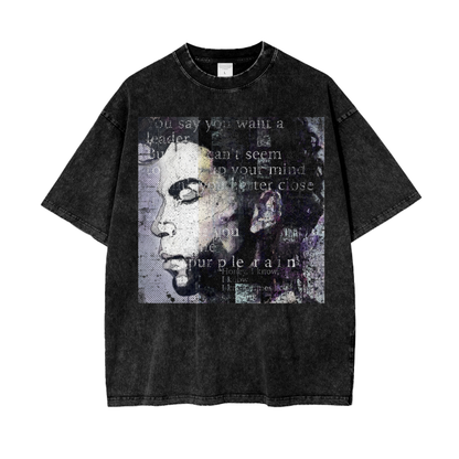 Prince Acid Wash Oversize T-Shirt